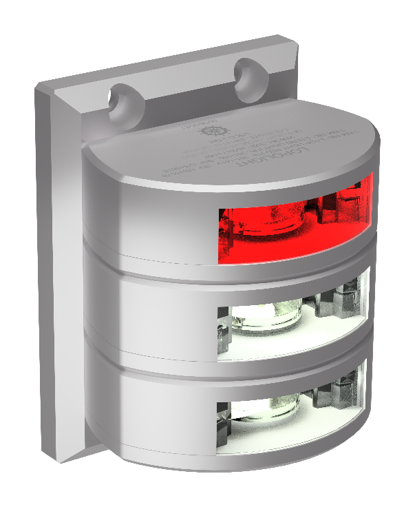 3nm 135° Red Stop + 3nm dbl Stern, vert mnt, silv 3nm 135° Red Stop + 3nm dbl Stern, vert mnt, silv
